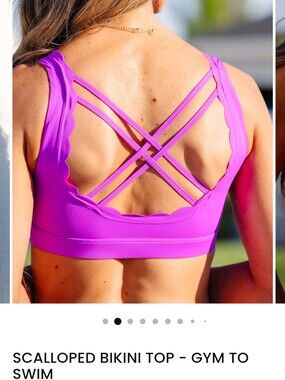 KIAVA Scalloped Binki - Gym To Swim